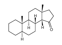 (14β)-5α-Androstan-15-one Structure