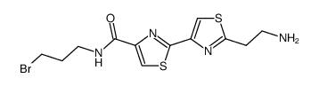 2'-(2-aminoethyl)-N-(3-bromopropyl)-[2,4'-bithiazole]-4-carboxamide Structure