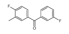 (4-fluoro-3-methylphenyl)-(3-fluorophenyl)methanone图片