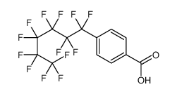 4-(1,1,2,2,3,3,4,4,5,5,6,6,6-tridecafluorohexyl)benzoic acid Structure