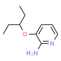 2-Pyridinamine,3-(1-ethylpropoxy)-(9CI) structure