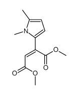 dimethyl 2-(1,5-dimethylpyrrol-2-yl)but-2-enedioate结构式