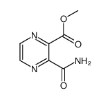 methyl 3-carbamoylpyrazine-2-carboxylate结构式