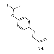 3-(4-difluoromethoxy-phenyl)-acrylamide Structure