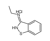 N-ethyl-1,2-benzothiazol-3-amine,hydrochloride Structure