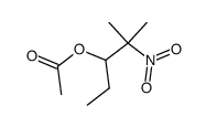 2-methyl-2-nitropentan-3-yl acetate Structure