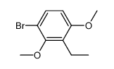1-bromo-3-ethyl-2,4-dimethoxybenzene结构式