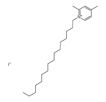 1-hexadecyl-2,4-dimethylpyridin-1-ium,iodide结构式