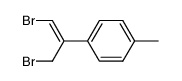 (Z)-1,3-Dibromo-2-(4-methylphenyl)-1-propene Structure