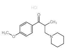 1-(4-methoxyphenyl)-2-methyl-3-(1-piperidyl)propan-1-one structure