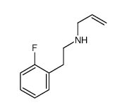 N-[2-(2-fluorophenyl)ethyl]prop-2-en-1-amine结构式