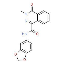N-(1,3-benzodioxol-5-yl)-3-methyl-4-oxophthalazine-1-carboxamide picture