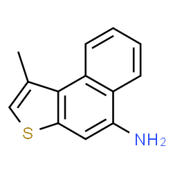 Naphtho[2,1-b]thiophen-5-amine, 1-methyl- (8CI) structure