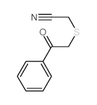 2-phenacylsulfanylacetonitrile Structure