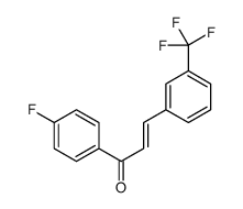 1-(4-fluorophenyl)-3-[3-(trifluoromethyl)phenyl]prop-2-en-1-one结构式