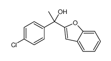 1-(1-benzofuran-2-yl)-1-(4-chlorophenyl)ethanol Structure