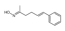 (E)-6-Phenyl-5-hexen-2-one oxime Structure