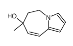 6,7-dihydro-7-hydroxy-7-methyl-5H-pyrrolo[1,2-a]azepine结构式