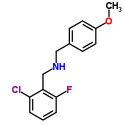 N-(2-CHLORO-6-FLUOROBENZYL)-N-(4-METHOXYBENZYL)AMINE picture