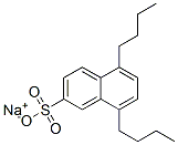 5,8-Dibutyl-2-naphthalenesulfonic acid sodium salt结构式
