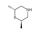 Thiomorpholine, 2,6-dimethyl-, trans Structure