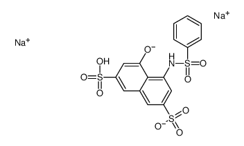 disodium 4-hydroxy-5-[(phenylsulphonyl)amino]naphthalene-2,7-disulphonate picture