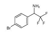 1-(4-溴苯基)-2,2,2-三氟乙胺结构式