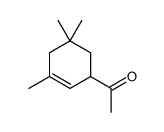 1-(3,5,5-trimethyl-2-cyclohexen-1-yl)ethan-1-one Structure