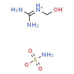 (hydroxymethyl)guanidinium sulphamate结构式