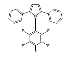 1-(2,3,4,5,6-pentafluorophenyl)-2,5-diphenylpyrrole结构式