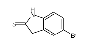 5-溴-1,3-二氢-2H-吲哚-2-硫酮结构式