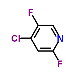 4-氯-2,5-二氟吡啶结构式