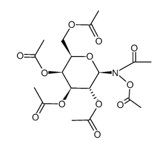 Acetamide, N-(acetyloxy)-N-(2,3,4,6-tetra-O-acetyl-.beta.-D-galactopyranosyl)- picture