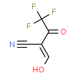 Butanenitrile,4,4,4-trifluoro-2-(hydroxymethylene)-3-oxo-结构式