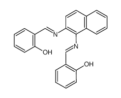N,N'-disalicylidene-naphthalene-1,2-diyldiamine Structure