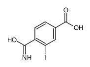 4-Carbamoyl-3-iodobenzoic acid结构式