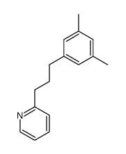 2-(3-(3,5-dimethylphenyl)propyl)pyridine结构式