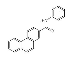 phenanthrene-2-carbanilide Structure