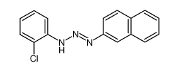 N-(2-chloro-phenyl)-N'-[2]naphthyl-triazene结构式