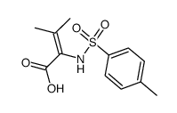 N-(p-toluenesulfonyl)-α-dehydrovaline Structure