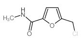 2-furancarboxamide, 5-(chloromethyl)-N-methyl- Structure