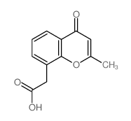 2-(2-methyl-4-oxo-chromen-8-yl)acetic acid结构式