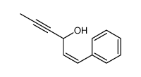 1-phenylhex-1-en-4-yn-3-ol Structure