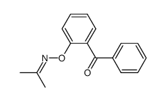 2-<(Isopropylideneamino)oxy>benzophenone Structure