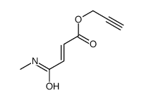 prop-2-ynyl 4-(methylamino)-4-oxobut-2-enoate结构式