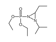 1-diethoxyphosphoryl-3-ethyl-2-propan-2-yldiaziridine结构式