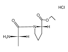 L-alanyl-L-proline ethyl ester hydrochloride结构式