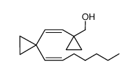 (1-{(Z)-2-[((Z)-1-Hept-1-enyl)-cyclopropyl]-vinyl}-cyclopropyl)-methanol结构式