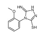 3-amino-4-(2-methoxyphenyl)-1H-1,2,4-triazole-5-thione Structure