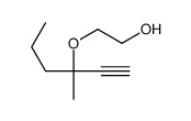 2-(3-methylhex-1-yn-3-yloxy)ethanol Structure